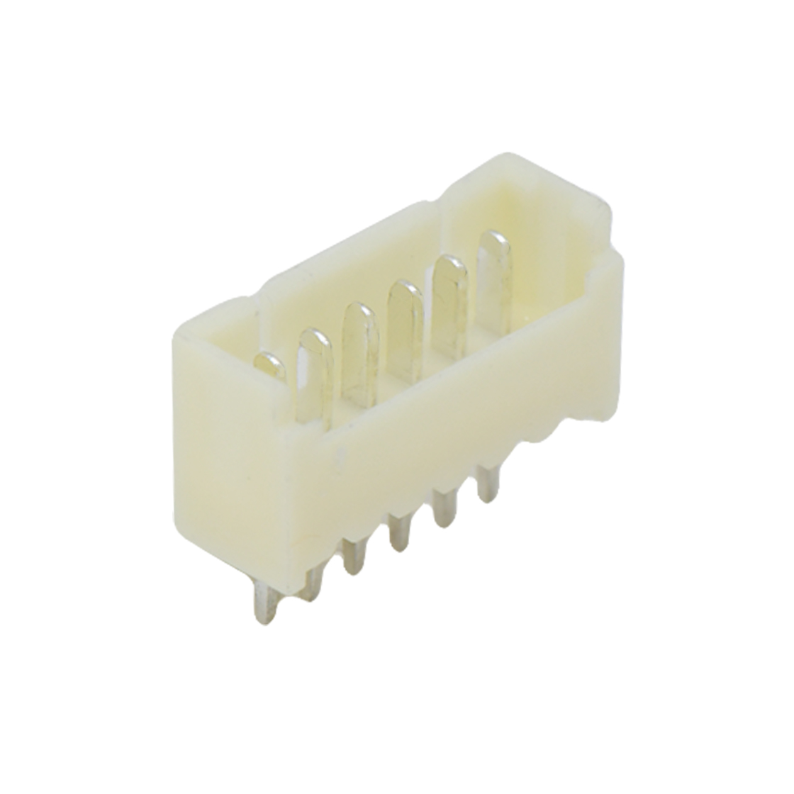 胜蓝1.25线对板连接器 直立式 DIP型 Wafer 6Pin 本色