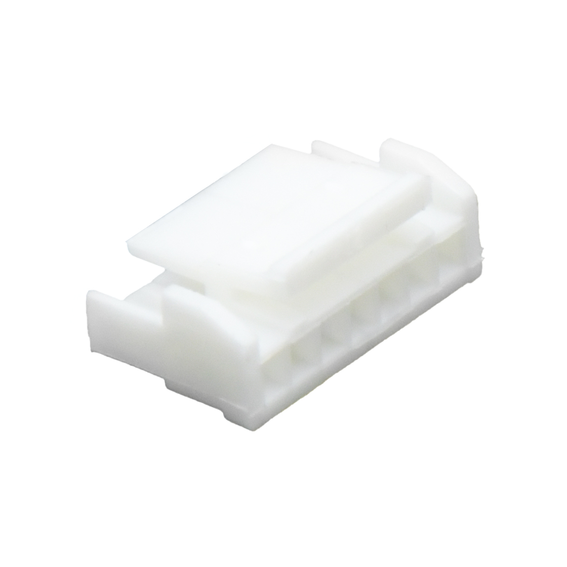 胜蓝1.25线对板连接器 单排带锁扣Housing 7Pin 本色 HF