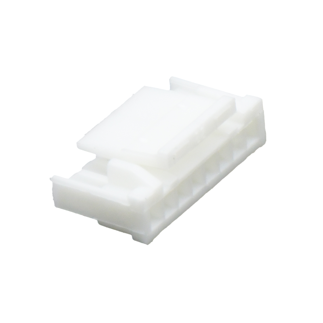 胜蓝1.25线对板连接器 单排带锁扣Housing 8Pin 本色 HF