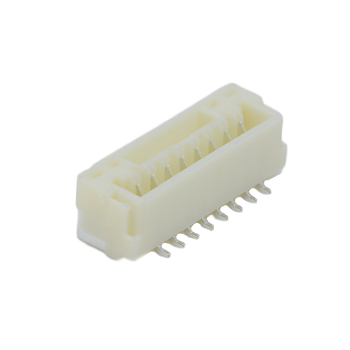 胜蓝1.25线对板连接器 单排SMT型 带锁扣镀亮锡 Wafer 8Pin 本色