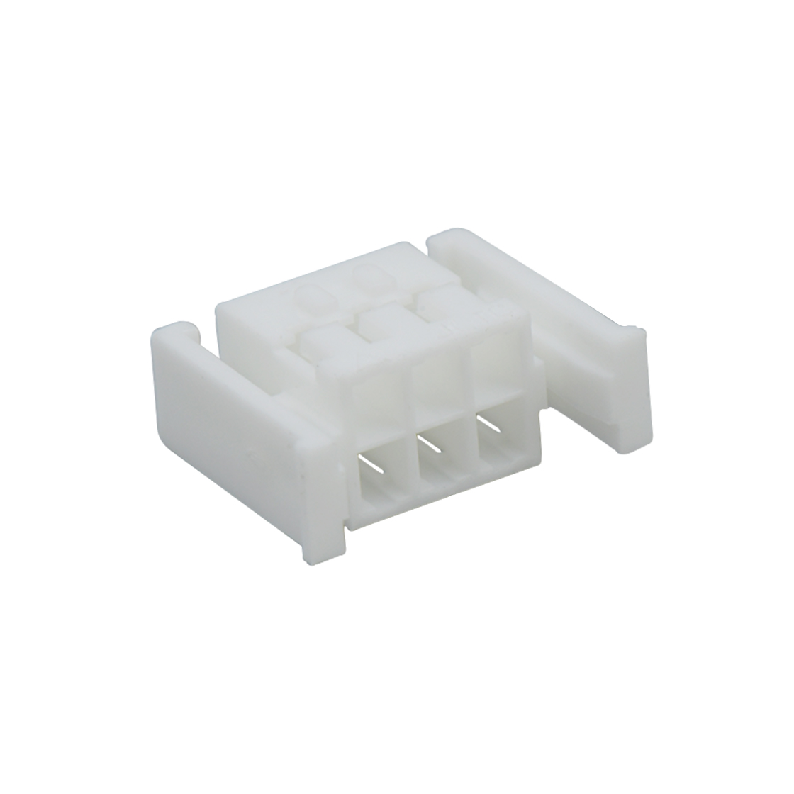 胜蓝2.0线对板连接器 双排带扣 Housing 2×3pin 本色 HF