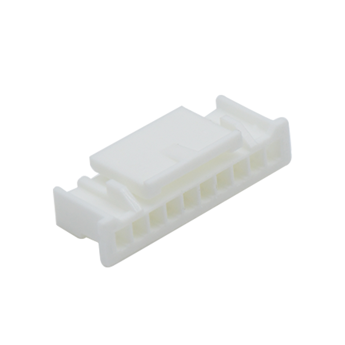 胜蓝2.0线对板连接器 单排带扣 Housing 10pin 本色 HF