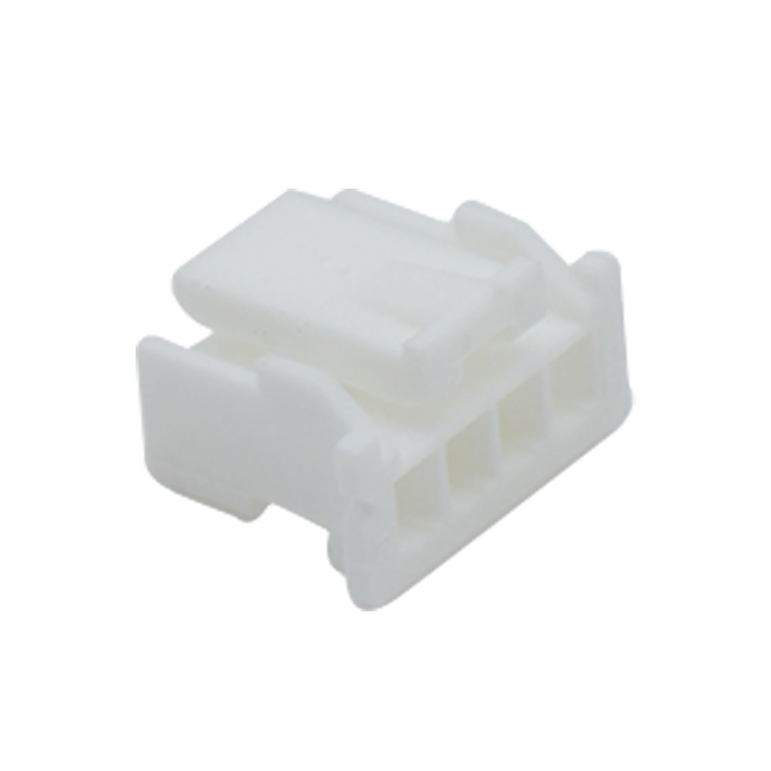 胜蓝2.0线对板连接器 单排带扣 Housing 4pin 本色 HF