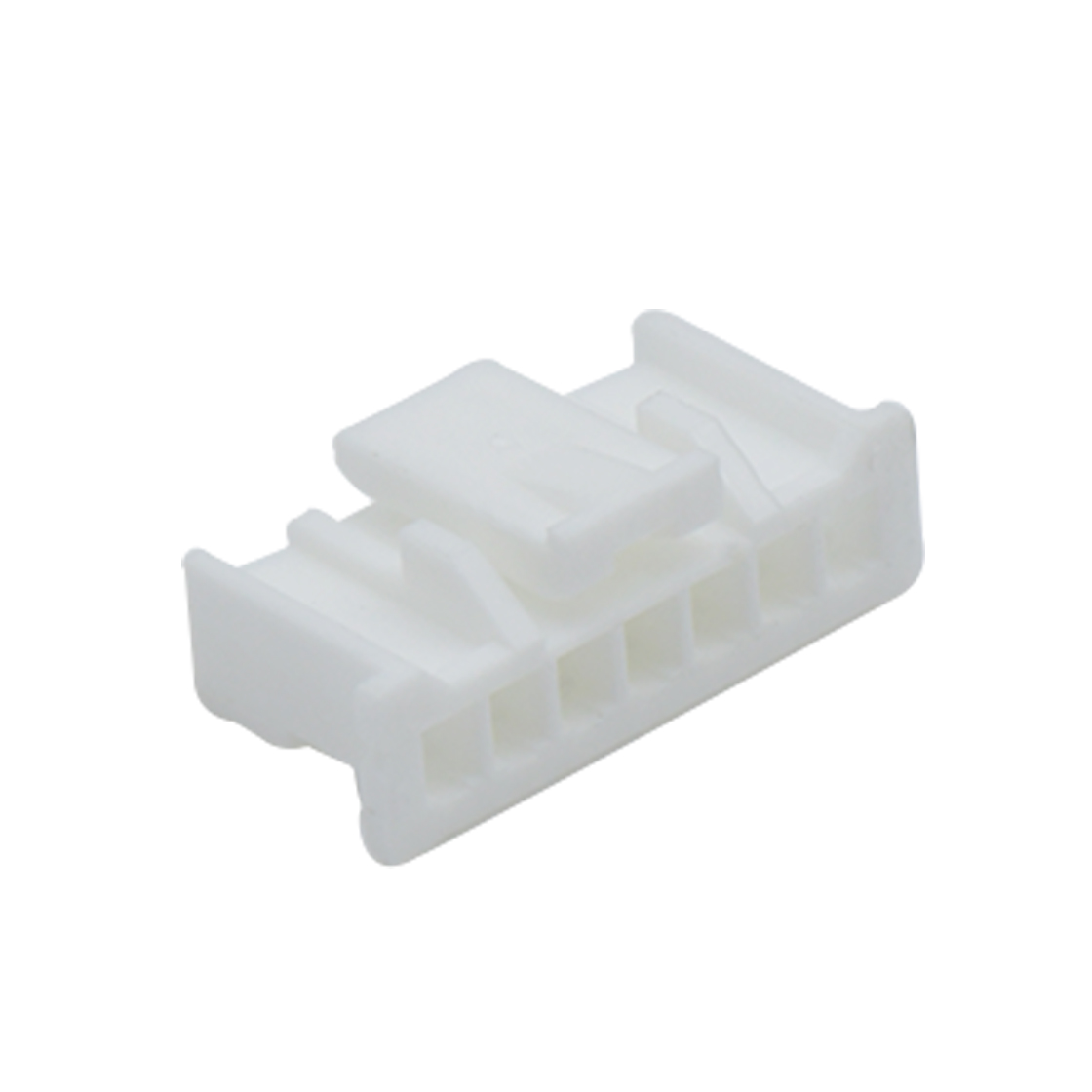 胜蓝2.0线对板连接器 单排带扣 Housing 7pin 本色 HF