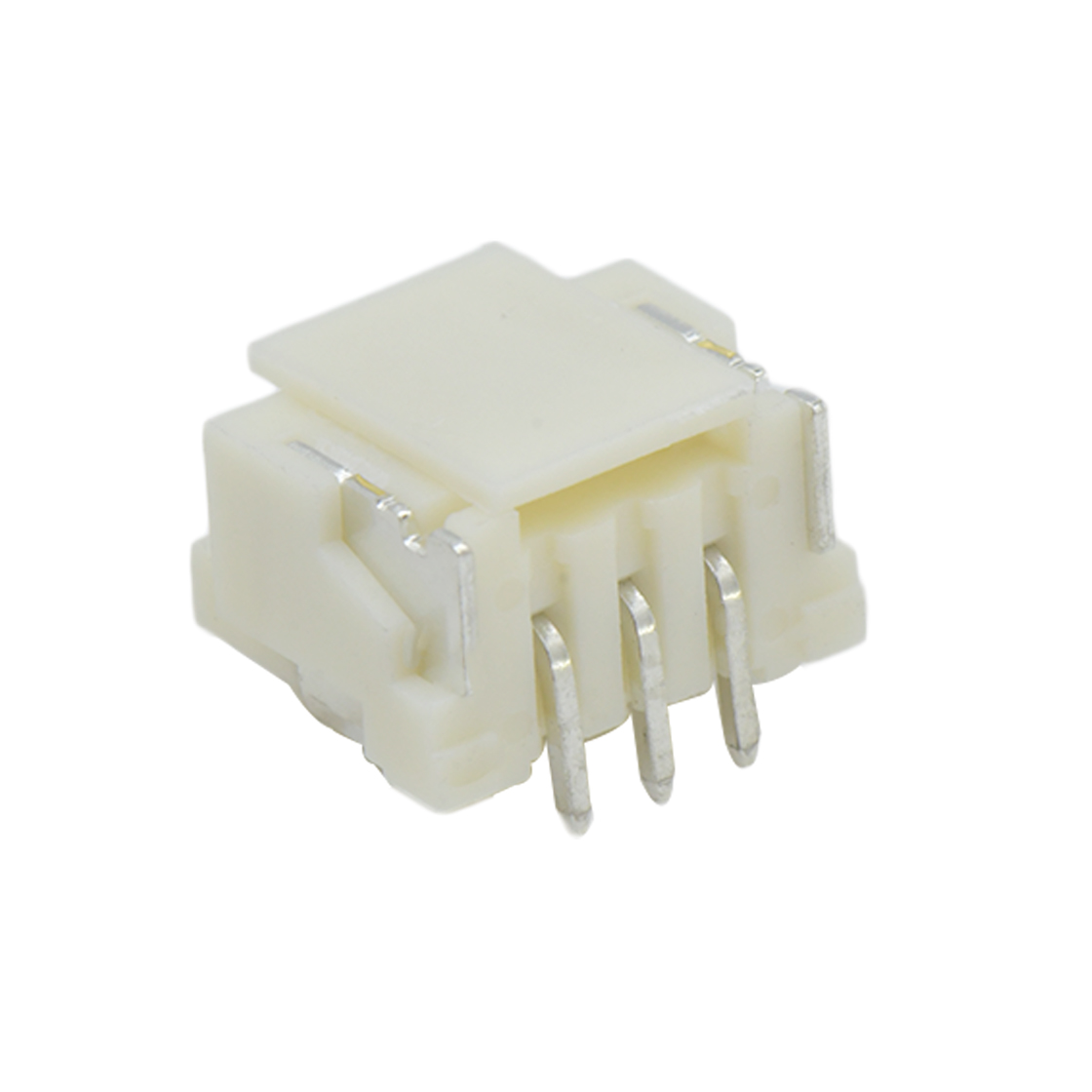 胜蓝2.0线对板连接器 180°直立式单排带扣SMT型 Wafer 3Pin 本色 HF