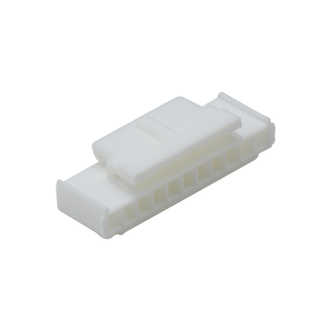 胜蓝2.0线对板连接器 单排带扣 Housing 11pin 本色 HF