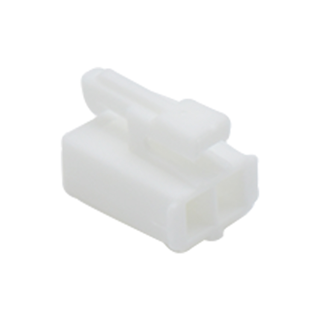 胜蓝2.0线对板连接器 单排带扣 Housing 2pin 本色 HF