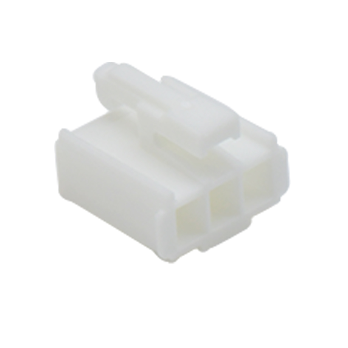 胜蓝2.0线对板连接器 单排带扣 Housing 3pin 本色 HF