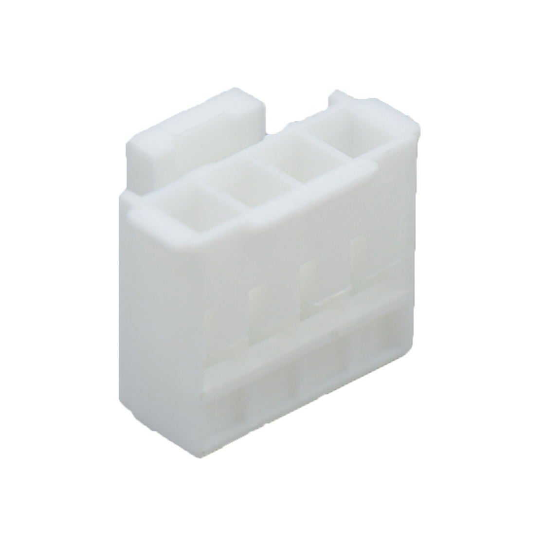 胜蓝2.0线对板连接器 单排带扣 Housing 4pin 本色 HF