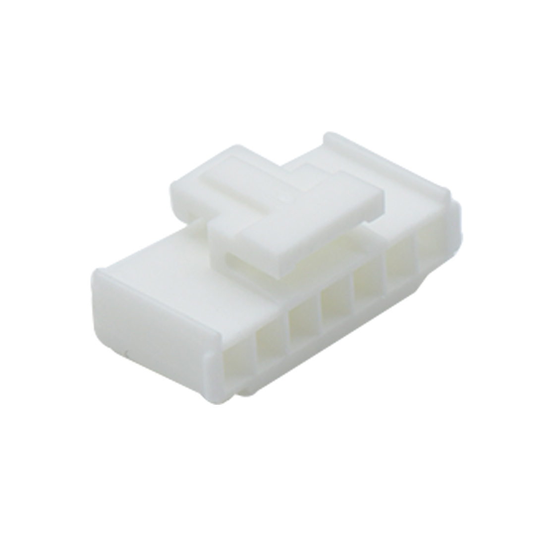 胜蓝2.0线对板连接器 单排带扣 Housing 7pin 本色 HF