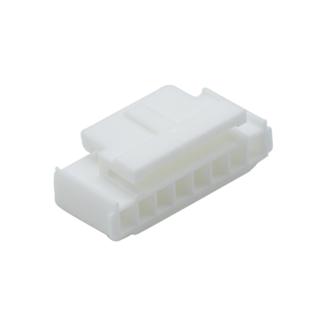 胜蓝2.0线对板连接器 单排带扣 Housing 8pin 本色 HF