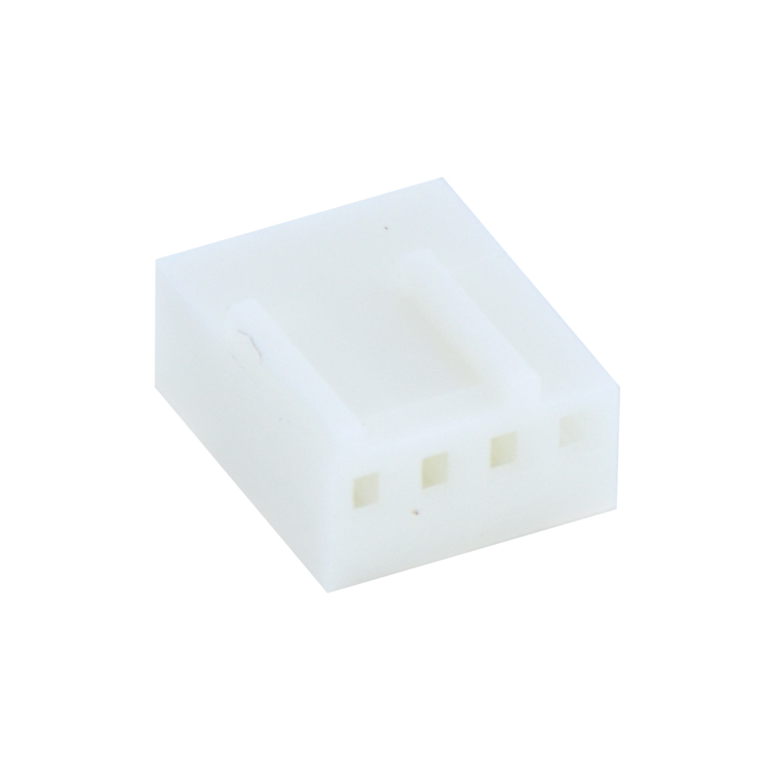 胜蓝2.54线对板连接器 单排 Housing 4Pin 白色 HF