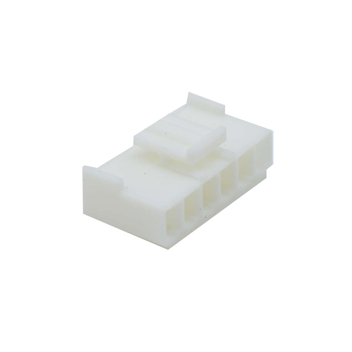 胜蓝3.96线对板连接器 带扣Housing 6Pin 本色 HF