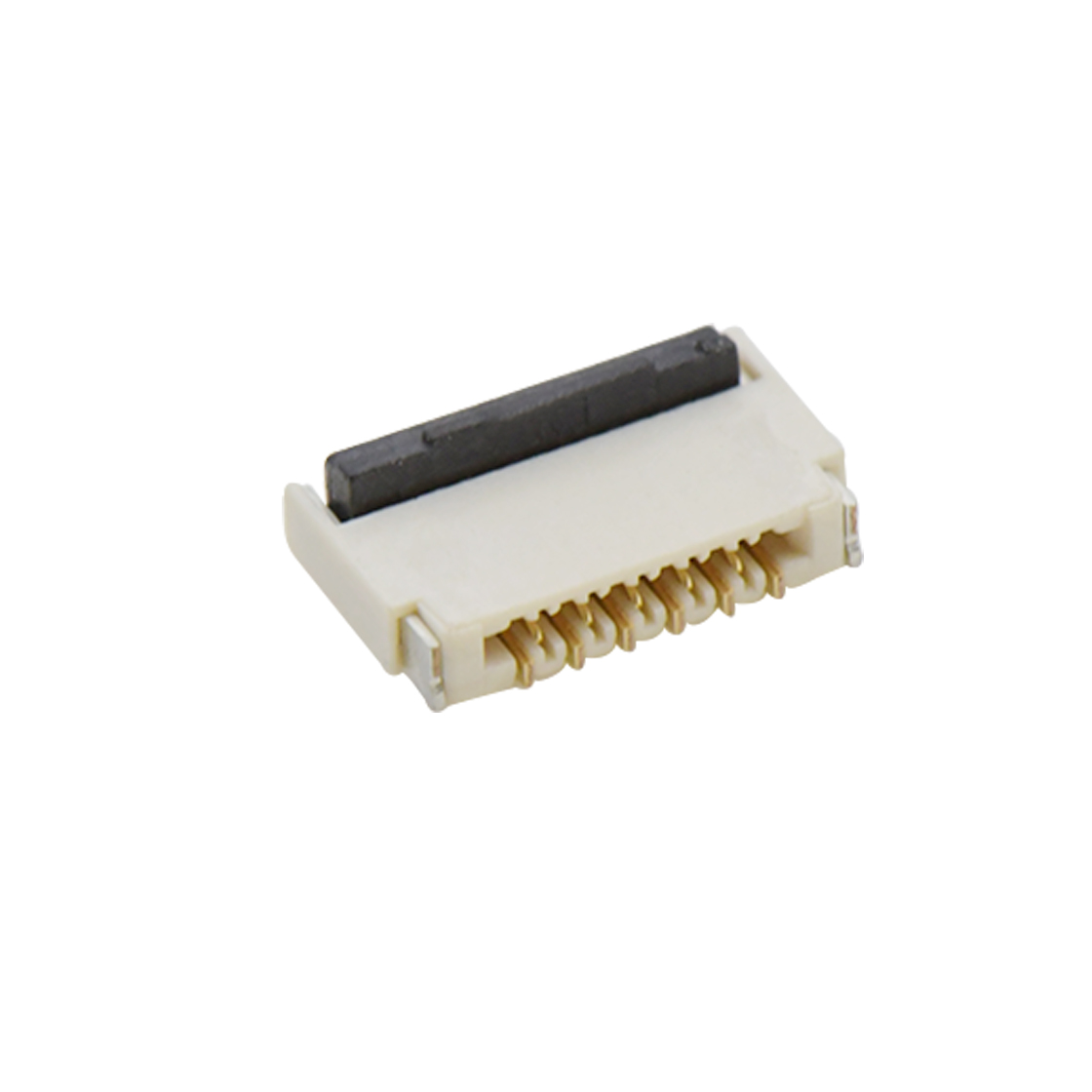 F0301 FPC FFC连接器Pitch 0.30mm H0.9mm双排卧贴后掀盖双面接 FPC 11Pin本色 镀全金G/F