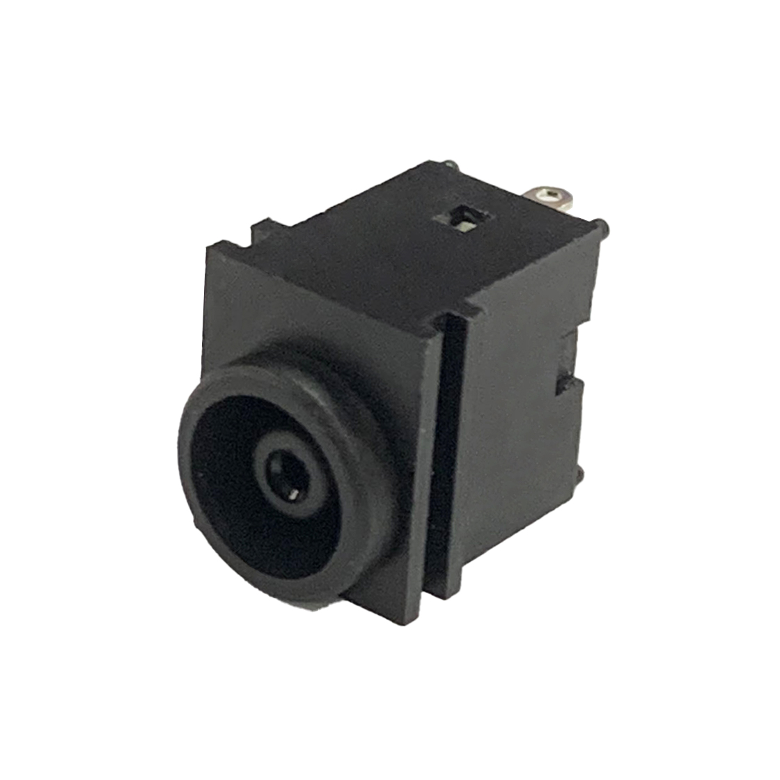 DC POWER JACK连接器 2P PBT 黑 磷铜 镀银 直径1.45mm