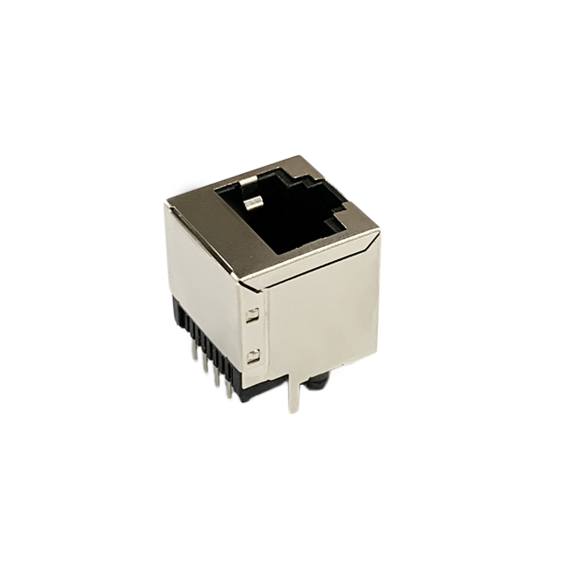 RJ连接器 RJ45 立插 B3.85 空包弹 PBT 磷铜圆针 G/F