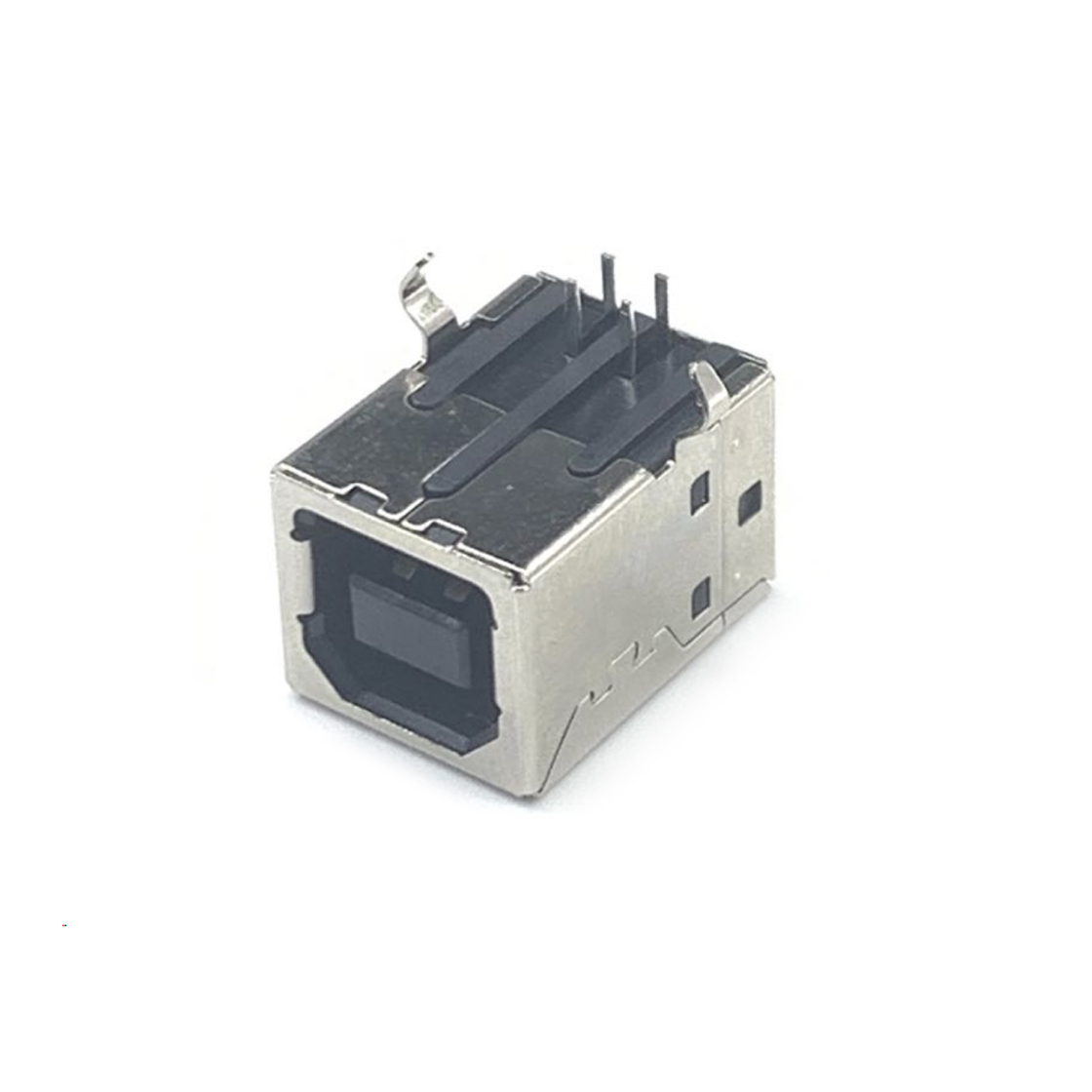 USB连接器USB2.0 BF 铜壳 PBT 黑胶 G/F