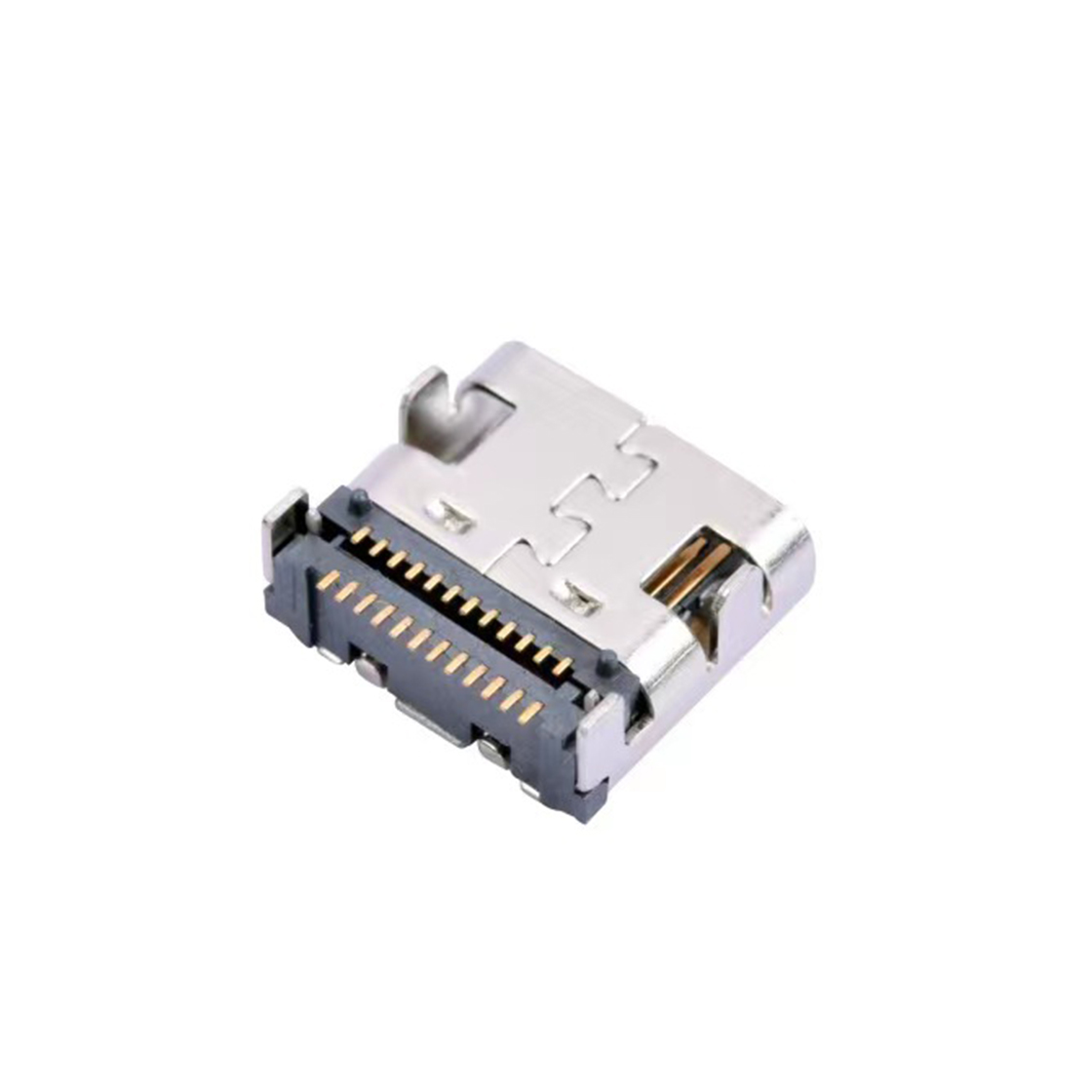 USB连接器Type-C 24P/F 脚高0.5mm C7025 1u" LCP