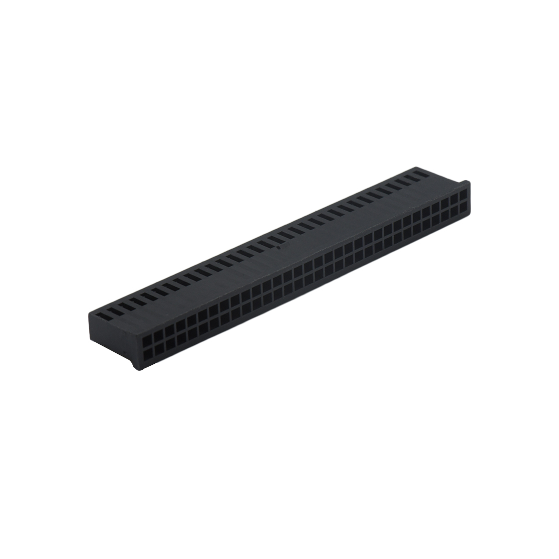 A2549线对板连接器Pitch 2.54mm双排胶壳 2X32Pin黑色