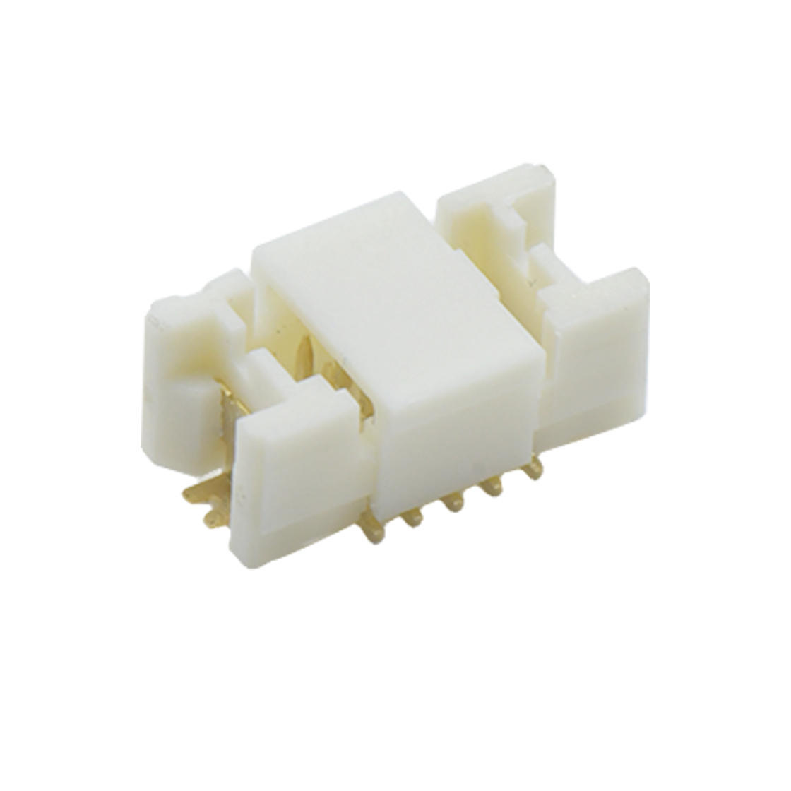 A1252线对板连接器Pitch 1.25mm 180°双排立贴带柱带附附盖Wafer