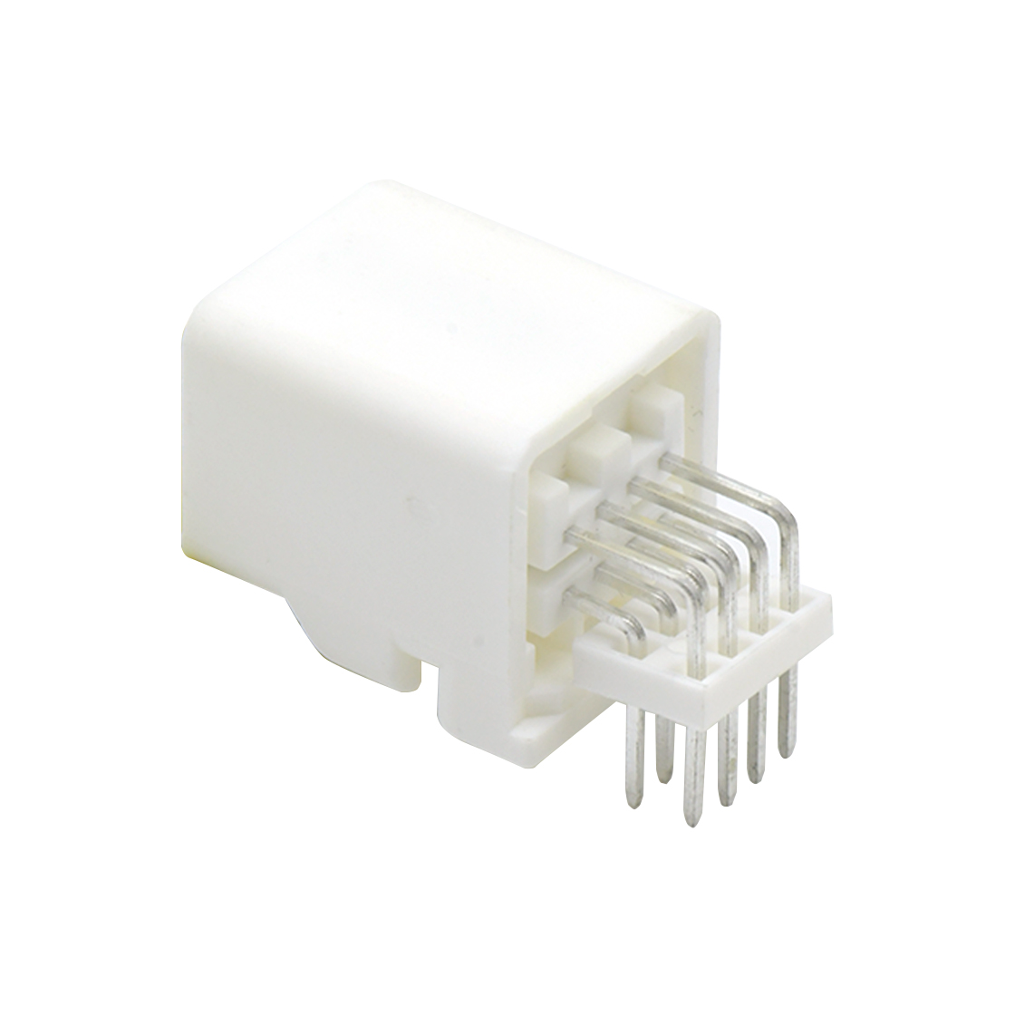 A2201线对板连接器Pitch 2.20mm 90°卧插带扣 汽车连接器