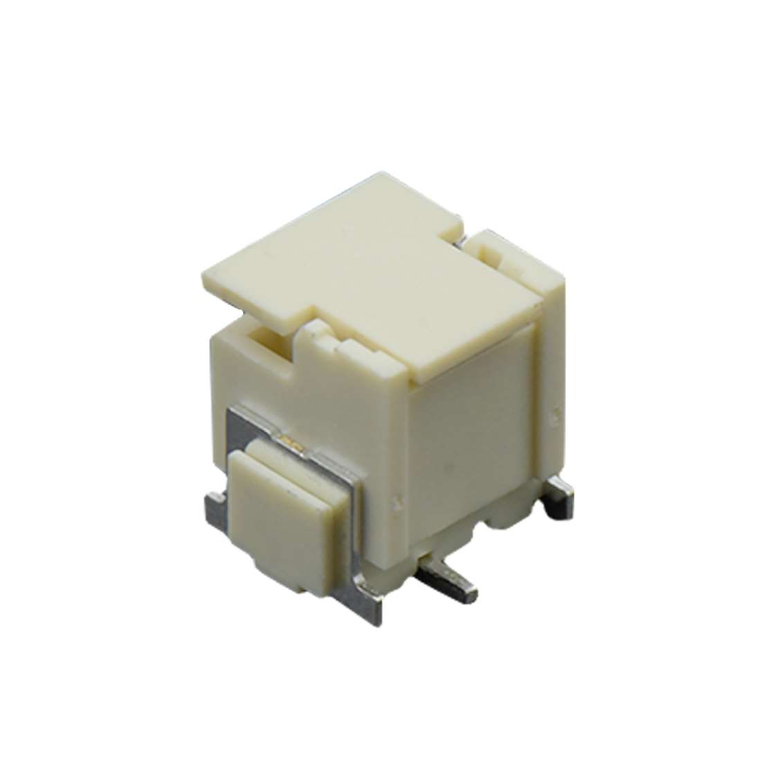 A2508线对板连接器Pitch 2.50mm 180° 单排立贴带扣 带吸附盖 Wafer卷装