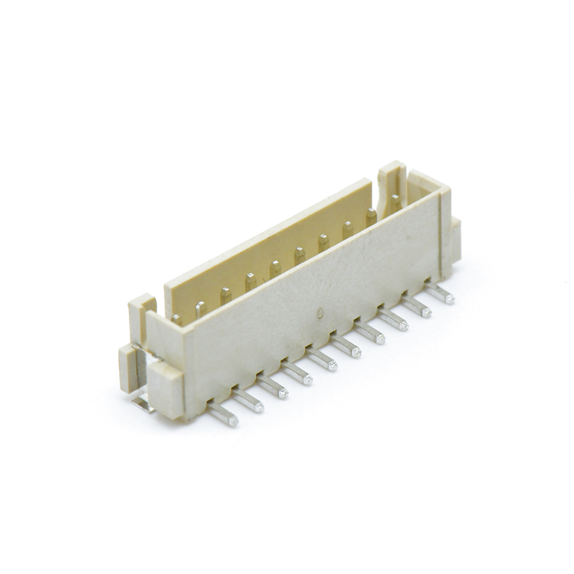 A2501线对板连接器Pitch 2.50mm 180° 单排立贴 Wafer带吸附盖 LCP 无卤