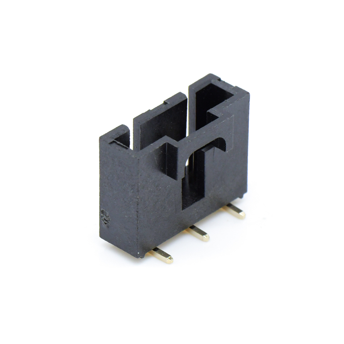 A2547线对板连接器Pitch 2.54mm 180° 立贴带扣 Wafer PA9T