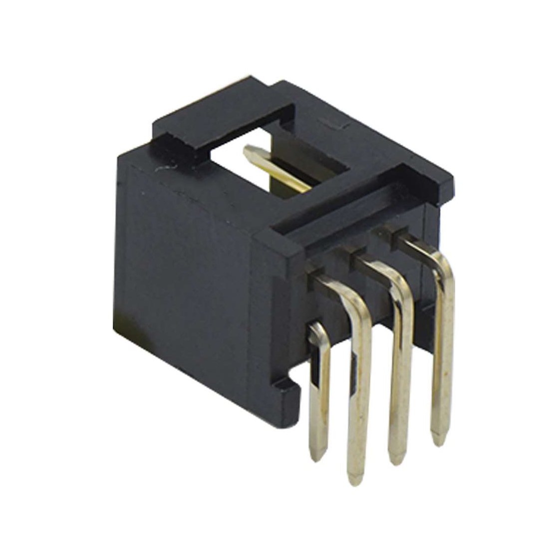 A2548线对板连接器Pitch 2.54mm 90°卧插带扣 Wafer 脚长2.9mm