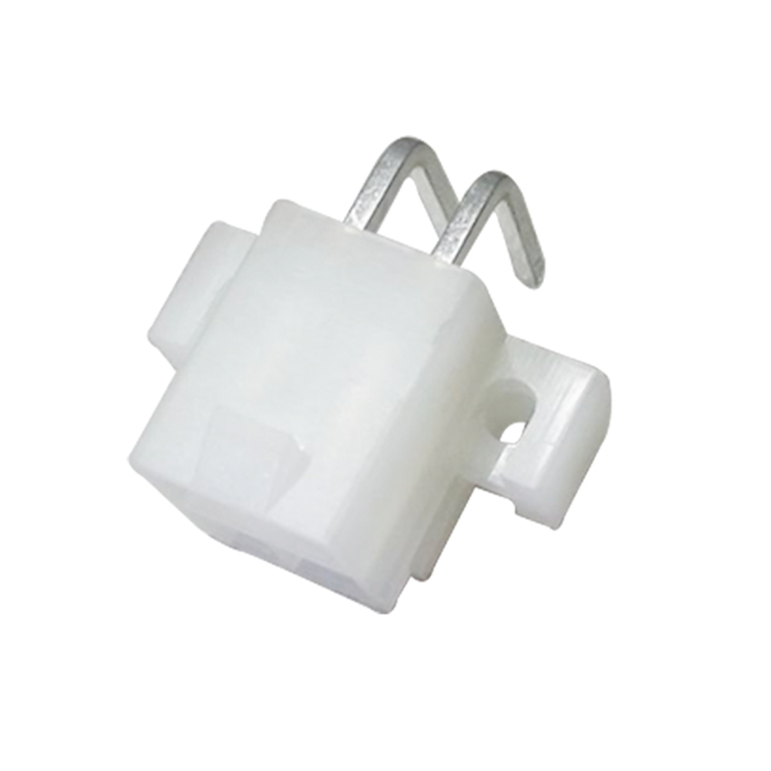 C4201线对线连接器Pitch 4.20mm双排 90°DIP Wafer 带螺丝孔单卡点 实心针4PinPA66,94V-2本色 亮锡