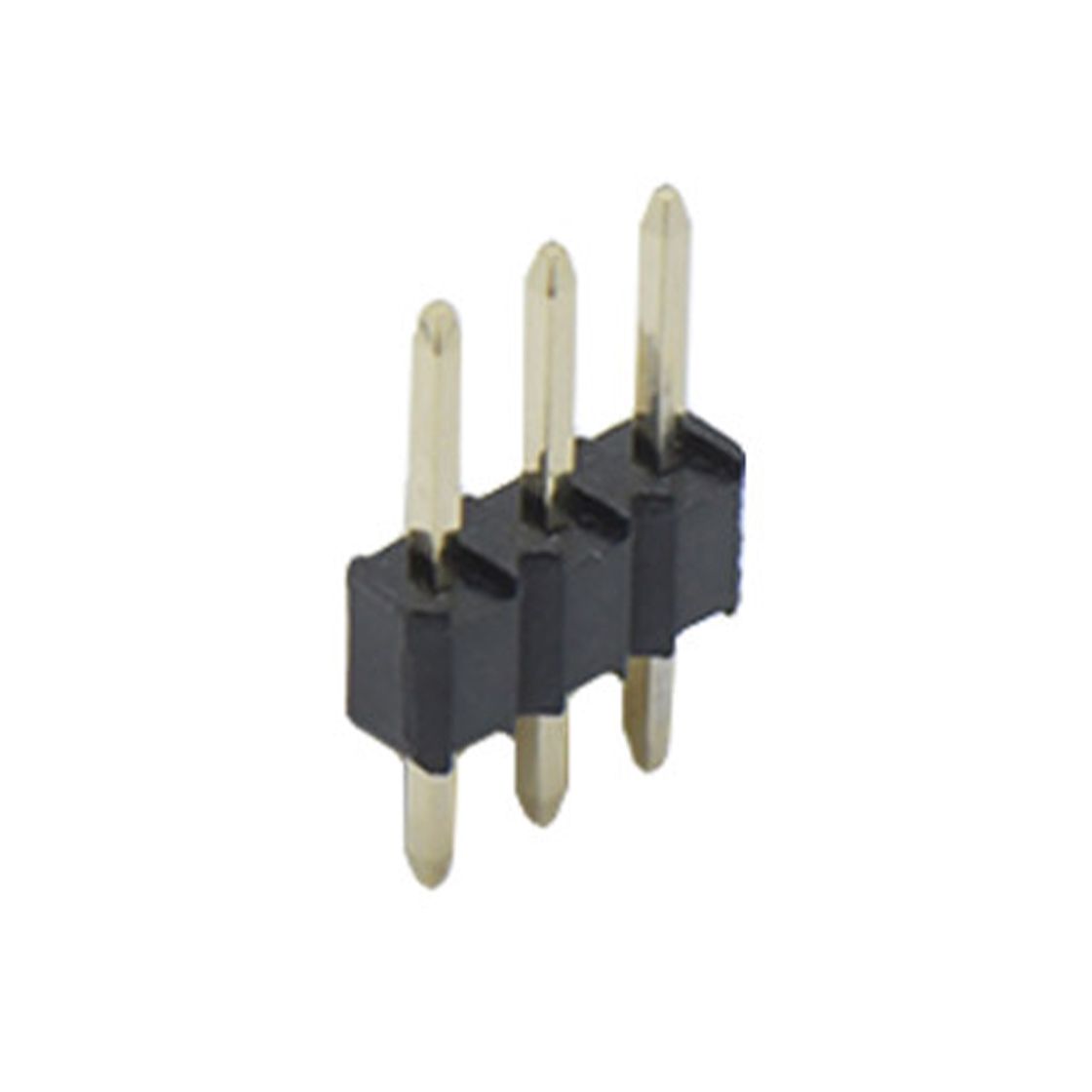 PH2005 排针连接器 Pitch 2.00mm 180° 单排 DIP 单塑排针 L=8.8