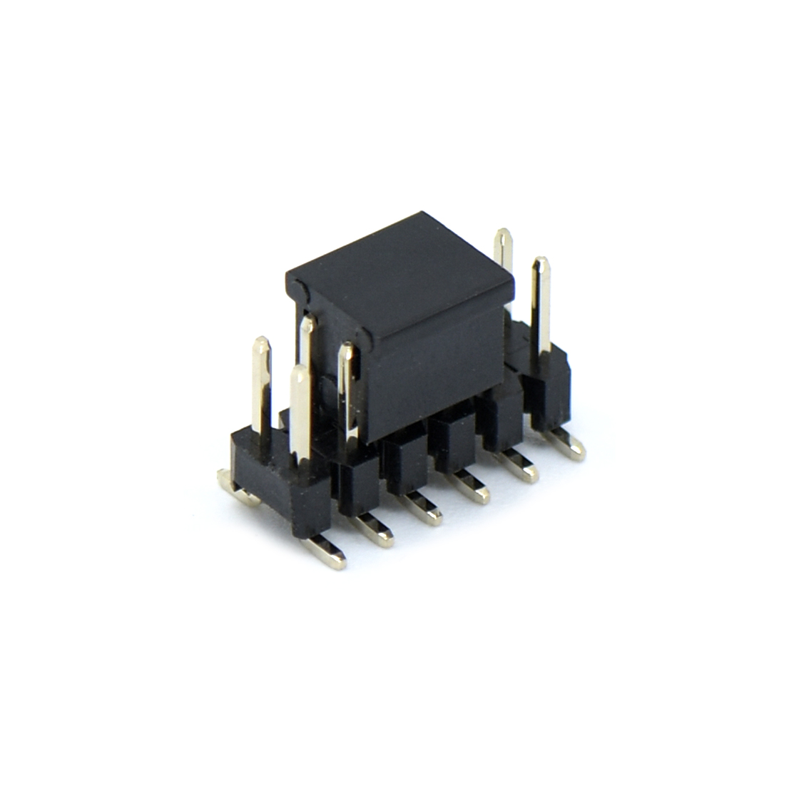 PH2005 排针连接器 Pitch 2.00mm 180°双排 单塑带吸附盖SMT型 排针