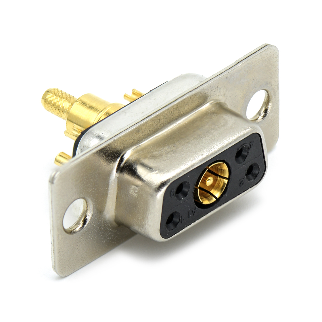 D-SUB连接器5W1 焊线式 同轴 车针 大电流