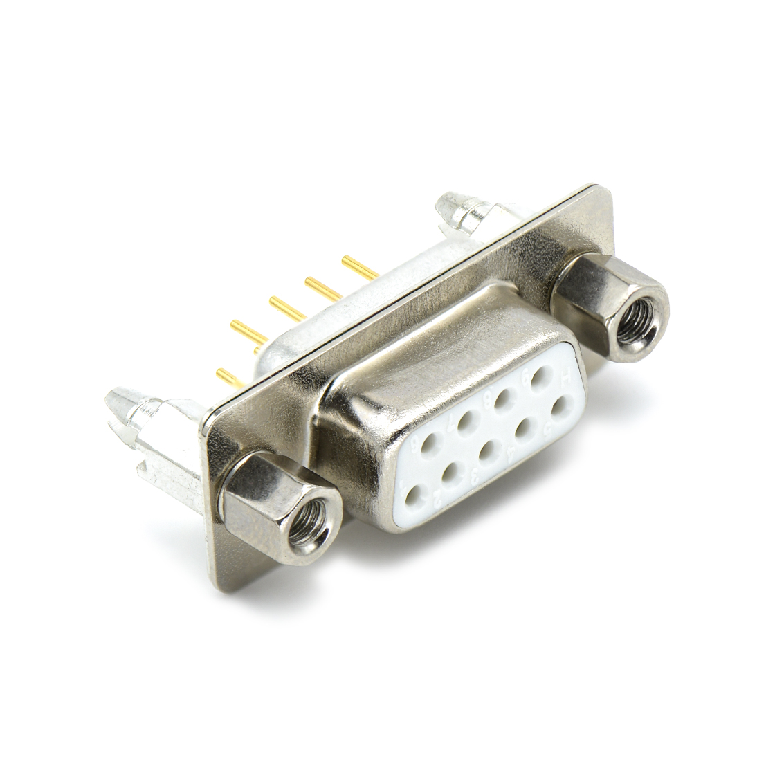 D-SUB连接器DP 9P/F 180°DIP 车针 大电流