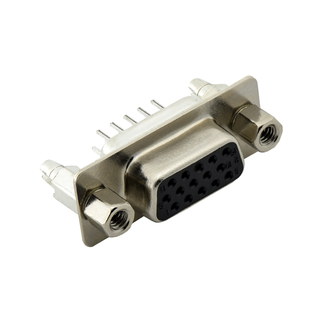 D-SUB连接器HDP 15Pin 母头 180°DIP