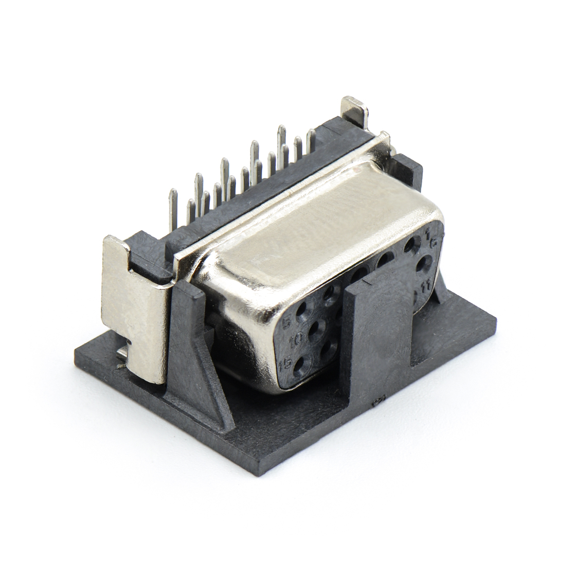 D-SUB连接器SLIM 15F 正向 90°DIP CL=3.5mm