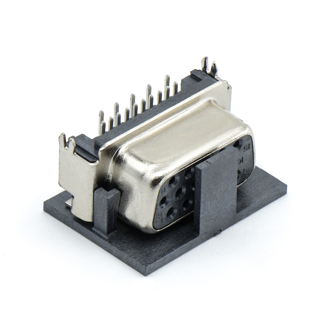 D-SUB连接器SLIM 15F 正向 90°DIP CL=3.8mm
