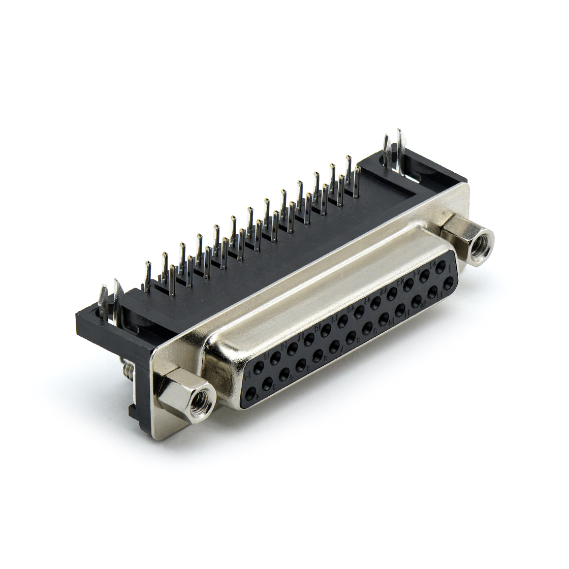 D-SUB连接器DR 8.08 25Pin 母头 铆锁