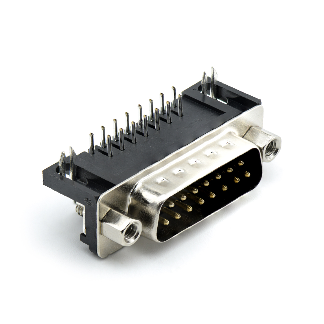 D-SUB连接器DR 8.08 15Pin 公头 90°DIP