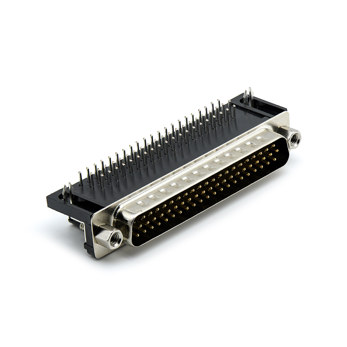 D-SUB连接器HDR 8.89 62Pin 公头 90°DIP