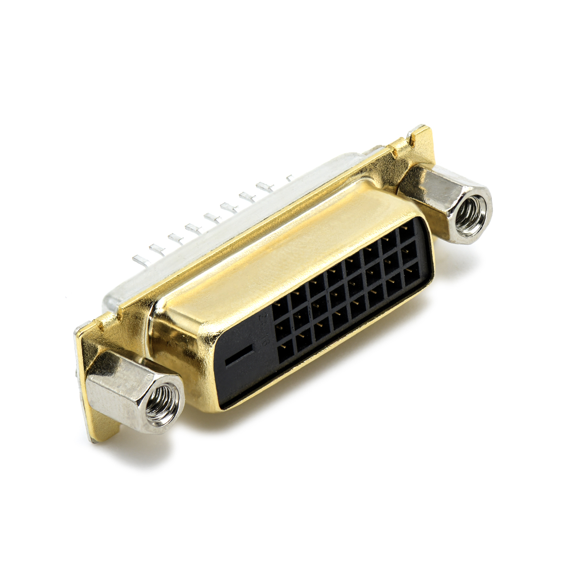 DVI 24+0 F 180°夹板式SMT