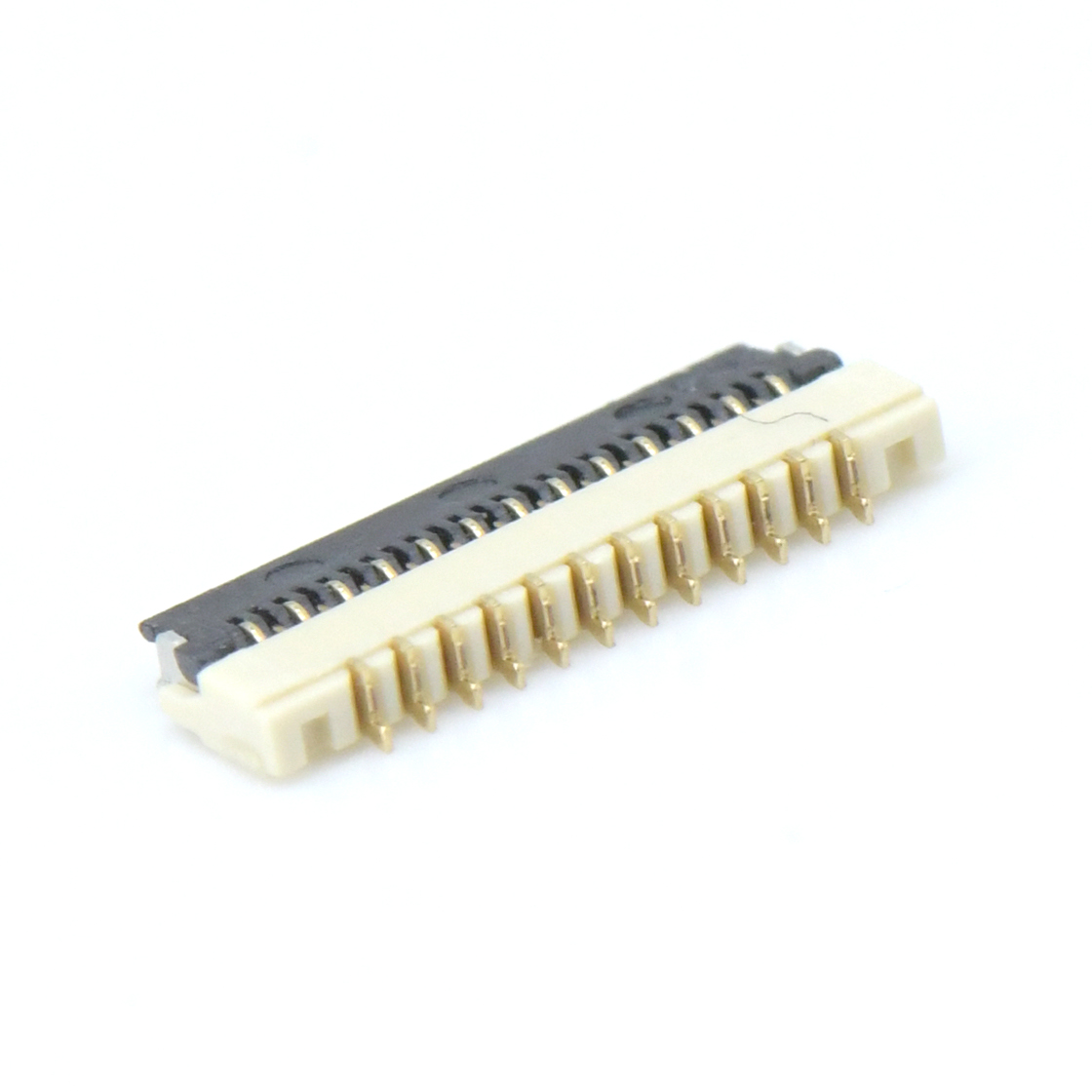 F0302 FPC FFC连接器Pitch 0.30mm 90° H1.00mm 卧式下接前掀盖 SMT型FPC