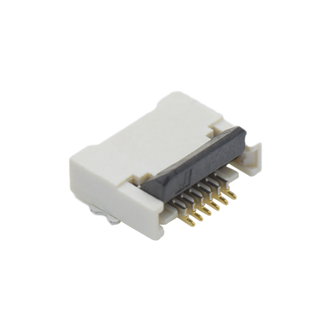F0502 FPC FFC连接器Pitch 0.50mm H2.0mm卧贴后掀盖双面接 FPC