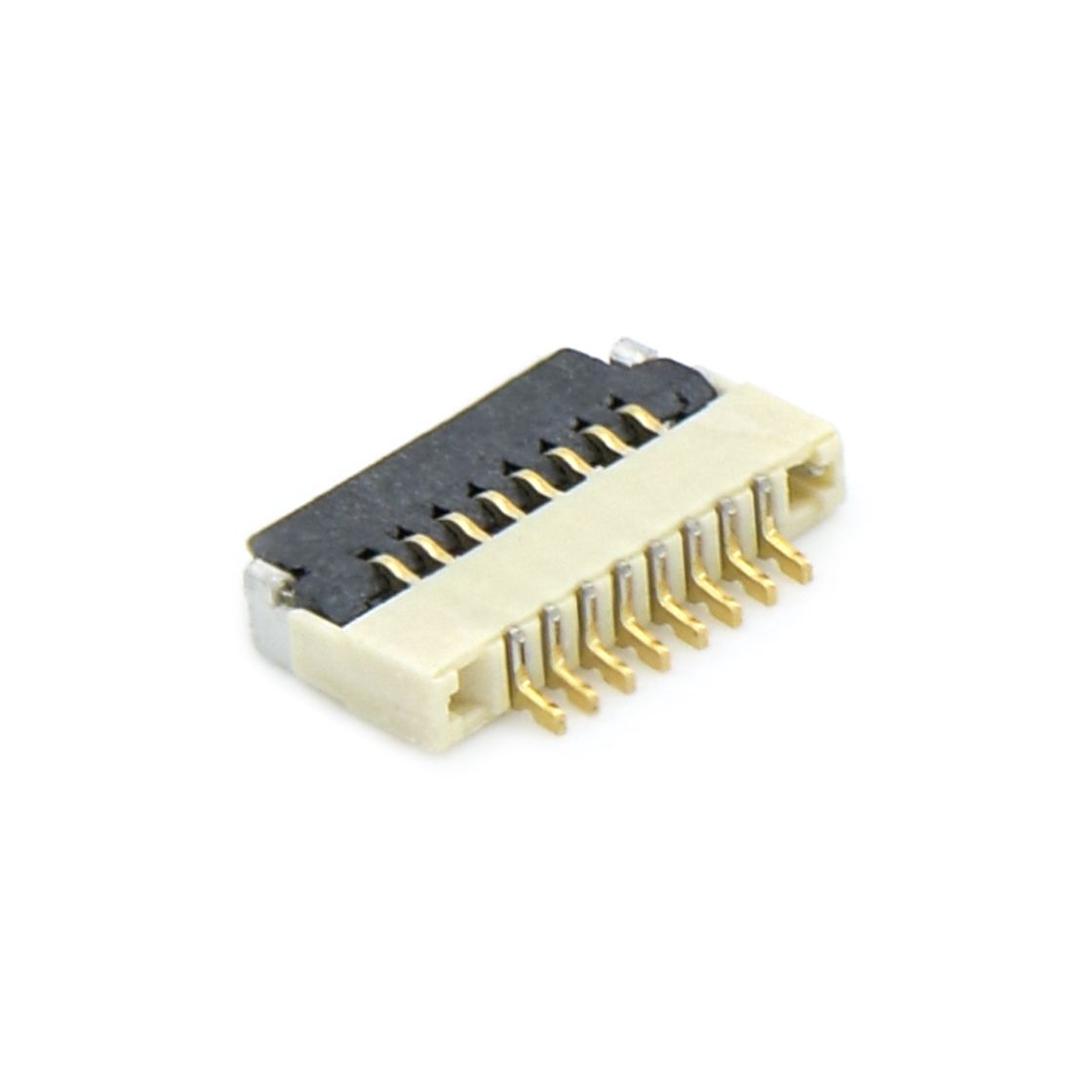 F0504 FPC FFC连接器Pitch 0.50mm 90°H1.00mm 卧式下接前掀盖 SMT型FPC
