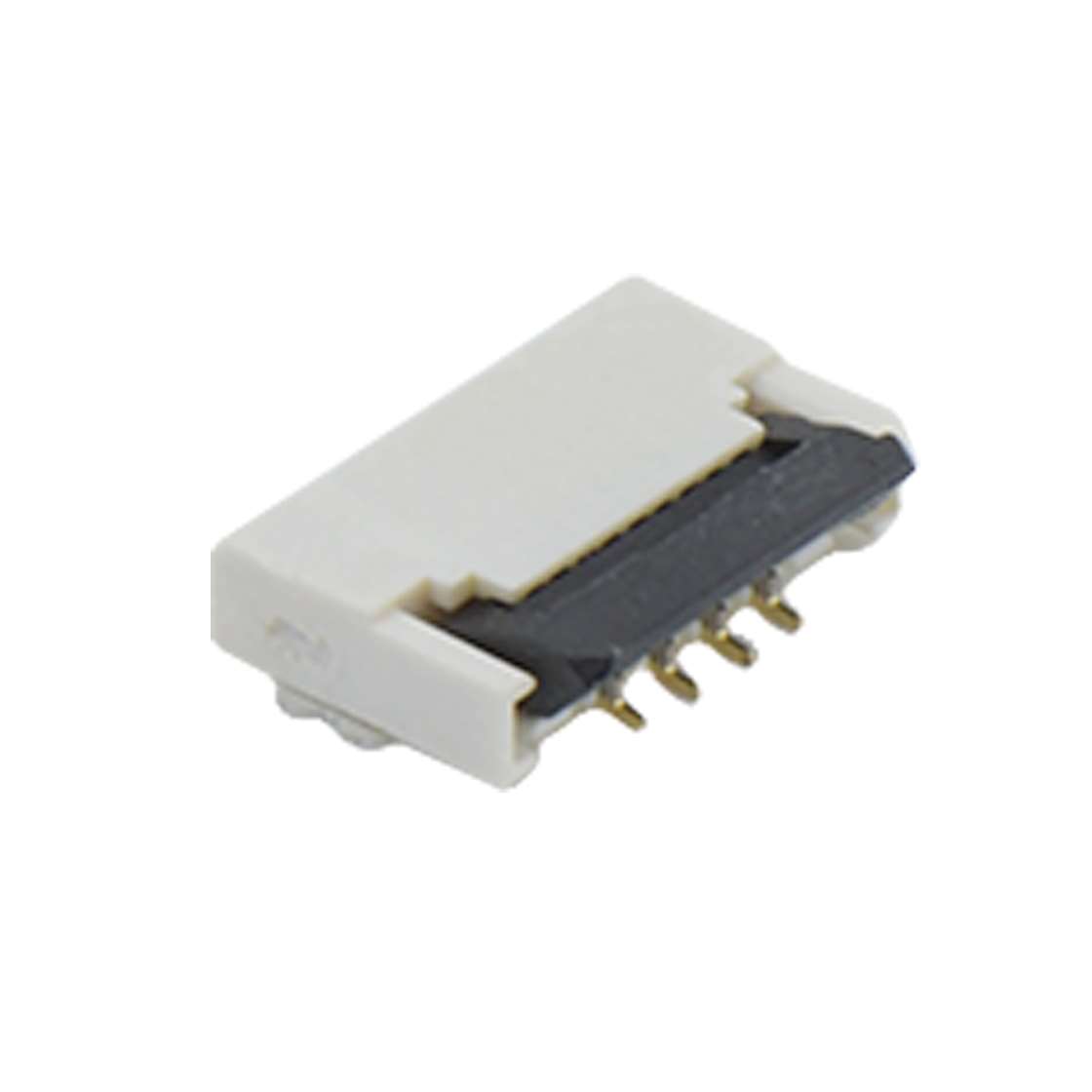 F1006 FPC FFC连接器Pitch 1.00mm H2.0卧贴后掀盖双面接 FPC