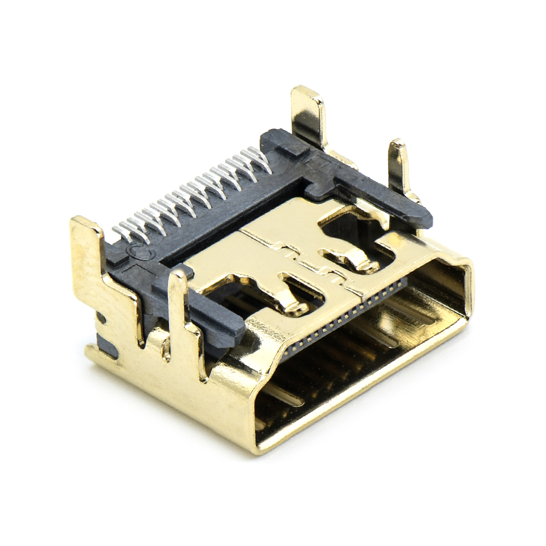 HDMI连接器2.1 A TYPE 母头 SMT 贴板式