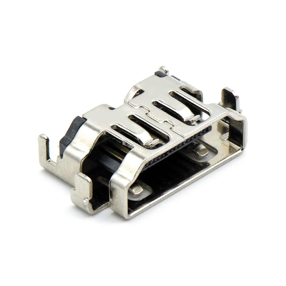 HDMI连接器A TYPE 母头 沉板SMT CH=0.8mm
