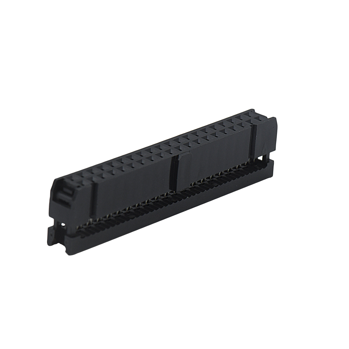D2553 IDC连接器 Pitch 2.54mm 180° 双排 DIP IDC 三件套 2X20P 黑色 镀半金G/F