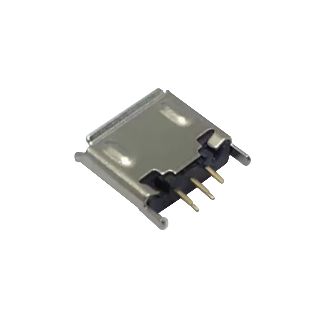 USB连接器Micro USB 5P/F B Type 立插2.0mm 打凸包