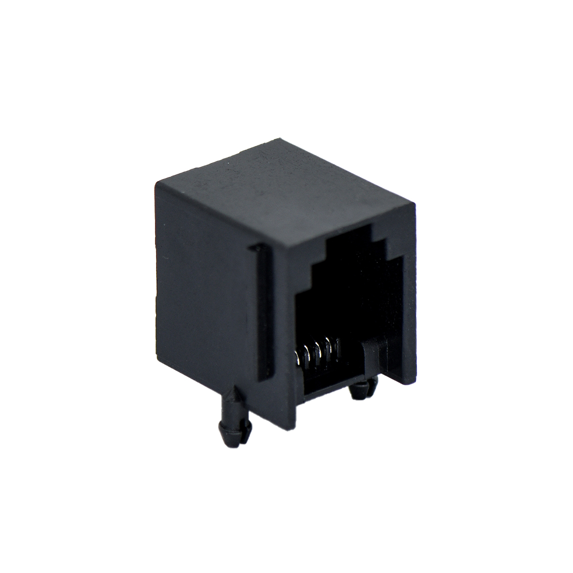 RJ连接器 RJ11插板 6P4C DIP插板式 不带灯